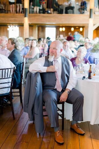 Guests listening to speeches